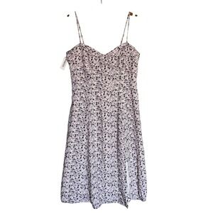 NWT Aritzia L Sunday Best Viola Midi Dress Floral Birch Cottage Core Prairie